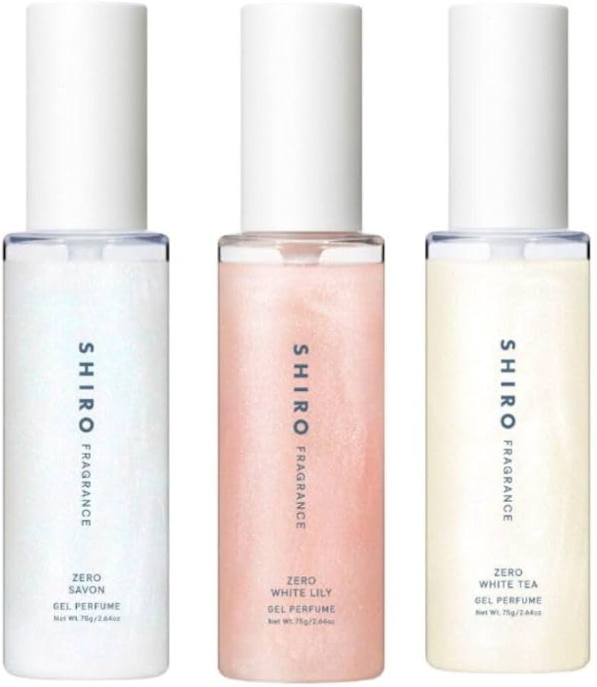 shiro ジェルパフューム　ゼロホワイトリリー　ゼロサボン　ゼロホワイトティー Amazon | 【ジェルパフューム】 シロ ジェルパフューム